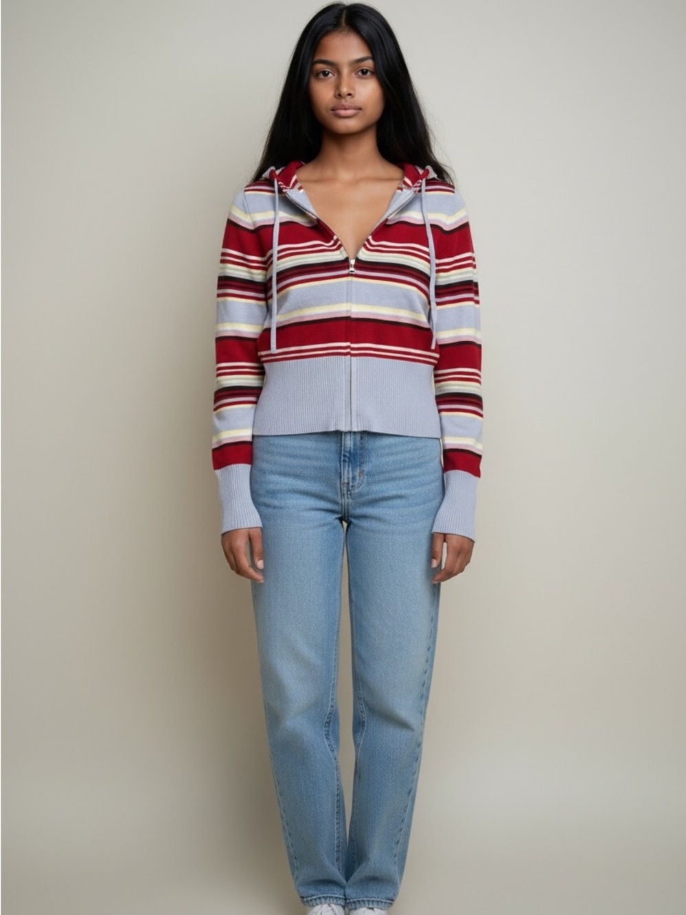 FOREVER 21 MULTICOLOR SWEATER SIZE L